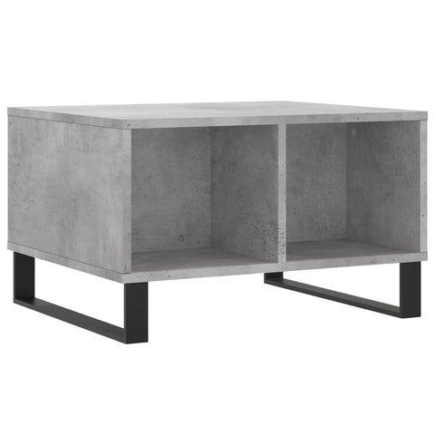 vidaXL Coffee Table Concrete Grey 60x50x36.5 cm Engineered Wood