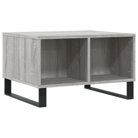 vidaXL Coffee Table Grey Sonoma 60x50x36.5 cm Engineered Wood