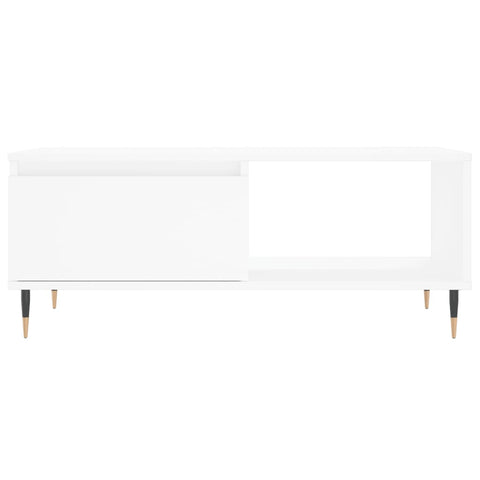 vidaXL Coffee Table White 90x50x36.5 cm Engineered Wood
