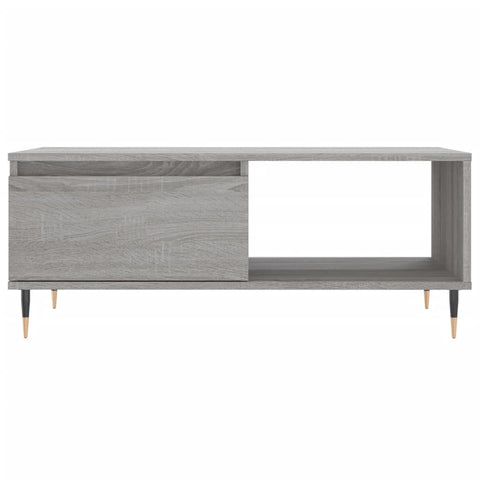 vidaXL Coffee Table Grey Sonoma 90x50x36.5 cm Engineered Wood