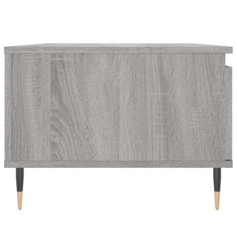 vidaXL Coffee Table Grey Sonoma 90x50x36.5 cm Engineered Wood