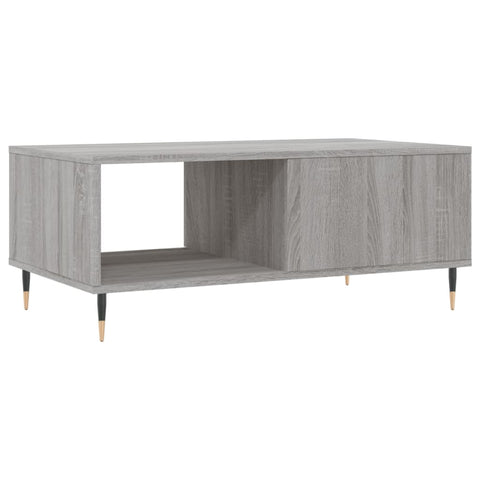 vidaXL Coffee Table Grey Sonoma 90x50x36.5 cm Engineered Wood