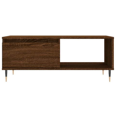 vidaXL Coffee Table Brown Oak 90x50x36.5 cm Engineered Wood