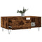 vidaXL Coffee Table Smoked Oak 90x50x36.5 cm Engineered Wood