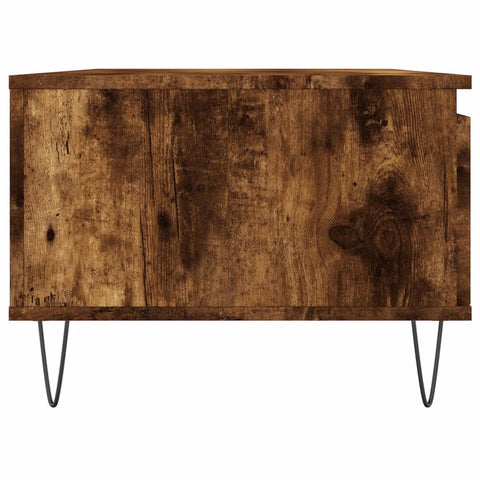 vidaXL Coffee Table Smoked Oak 90x50x36.5 cm Engineered Wood