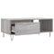vidaXL Coffee Table Grey Sonoma 90x50x36.5 cm Engineered Wood