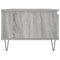 vidaXL Coffee Table Grey Sonoma 90x50x36.5 cm Engineered Wood