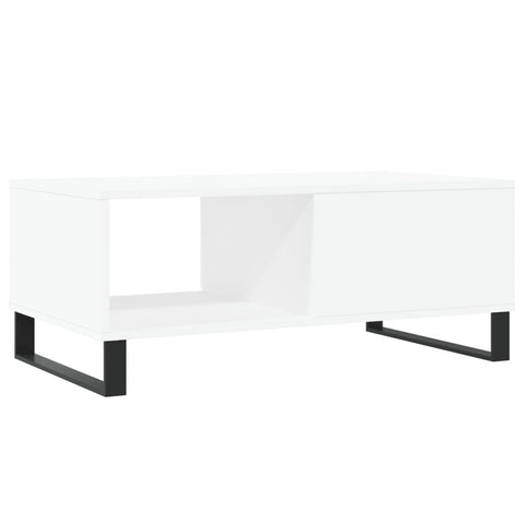 vidaXL Coffee Table White 90x50x36.5 cm Engineered Wood