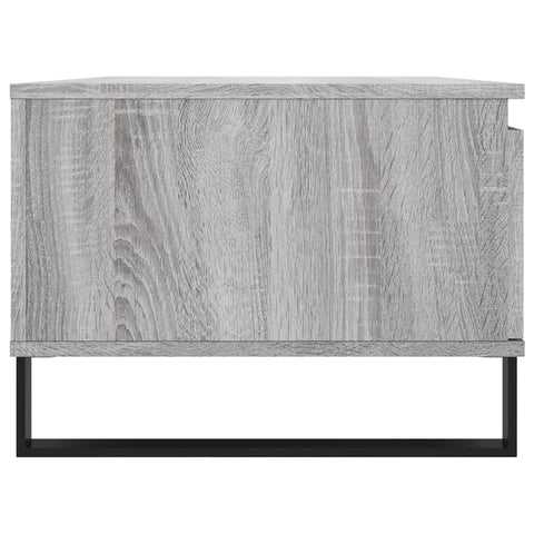 vidaXL Coffee Table Grey Sonoma 90x50x36.5 cm Engineered Wood