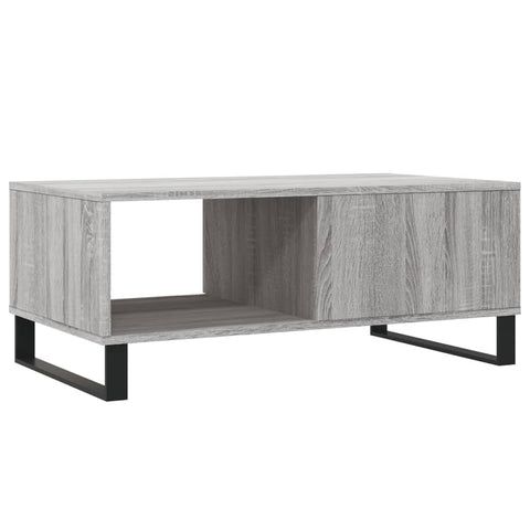 vidaXL Coffee Table Grey Sonoma 90x50x36.5 cm Engineered Wood