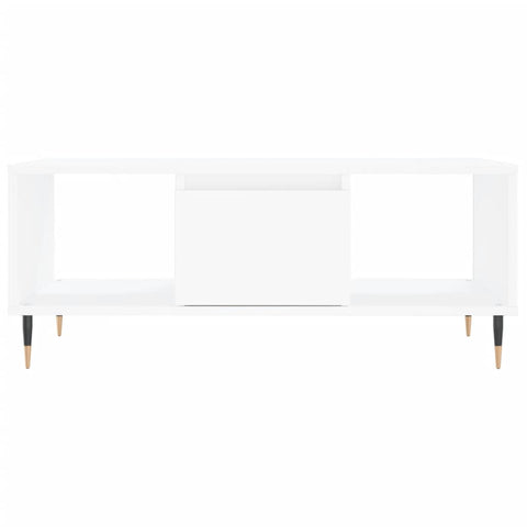 vidaXL Coffee Table White 90x50x36.5 cm Engineered Wood