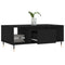vidaXL Coffee Table Black 90x50x36.5 cm Engineered Wood