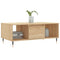 vidaXL Coffee Table Sonoma Oak 90x50x36.5 cm Engineered Wood