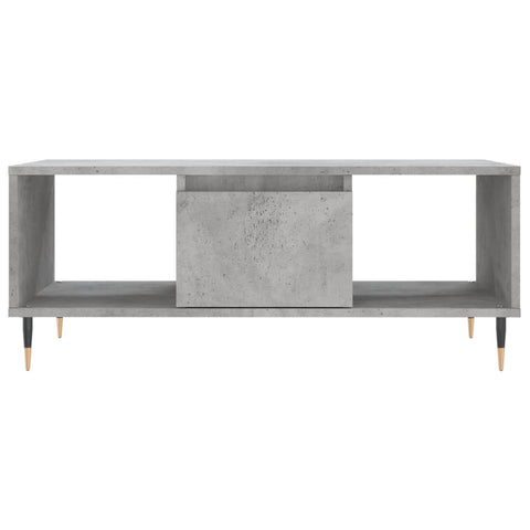 vidaXL Coffee Table Concrete Grey 90x50x36.5 cm Engineered Wood
