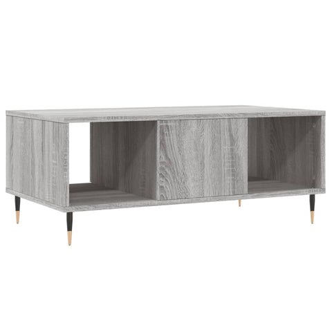 vidaXL Coffee Table Grey Sonoma 90x50x36.5 cm Engineered Wood