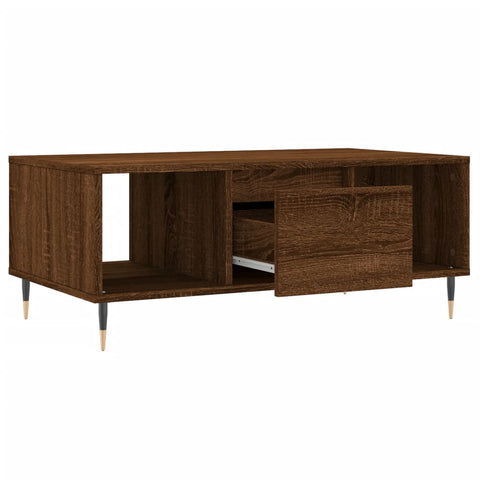 vidaXL Coffee Table Brown Oak 90x50x36.5 cm Engineered Wood