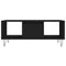 vidaXL Coffee Table Black 90x50x36.5 cm Engineered Wood