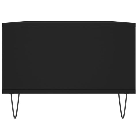 vidaXL Coffee Table Black 90x50x36.5 cm Engineered Wood