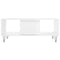 vidaXL Coffee Table High Gloss White 90x50x36.5 cm Engineered Wood