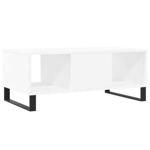 vidaXL Coffee Table White 90x50x36.5 cm Engineered Wood