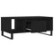 vidaXL Coffee Table Black 90x50x36.5 cm Engineered Wood