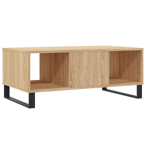 vidaXL Coffee Table Sonoma Oak 90x50x36.5 cm Engineered Wood