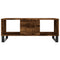 vidaXL Coffee Table Smoked Oak 90x50x36.5 cm Engineered Wood