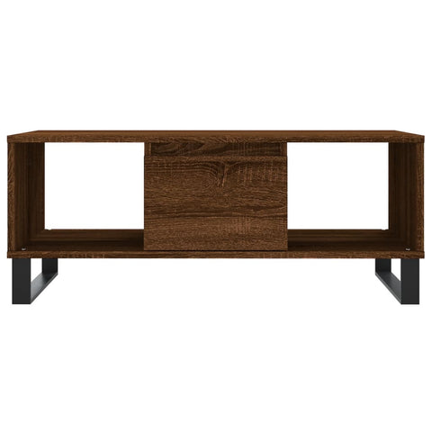 vidaXL Coffee Table Brown Oak 90x50x36.5 cm Engineered Wood