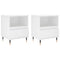 vidaXL Bedside Cabinets 2 pcs White 40x35x50 cm Engineered Wood