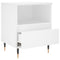 vidaXL Bedside Cabinets 2 pcs White 40x35x50 cm Engineered Wood