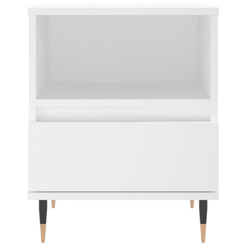 vidaXL Bedside Cabinets 2 pcs White 40x35x50 cm Engineered Wood