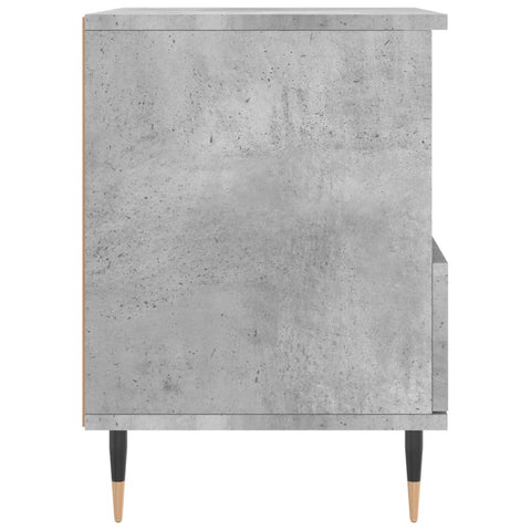 vidaXL Bedside Cabinet Concrete Grey 40x35x50 cm Engineered Wood