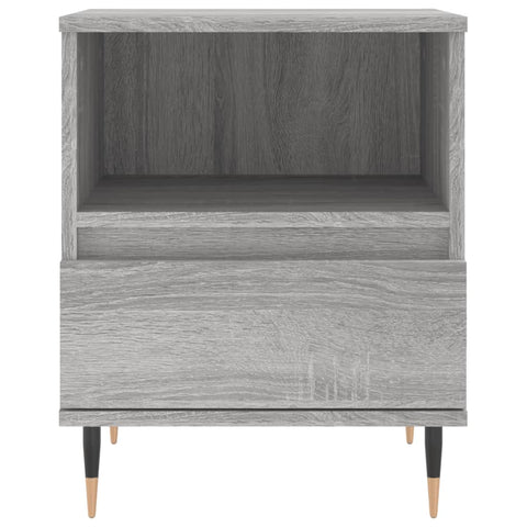 vidaXL Bedside Cabinet Grey Sonoma 40x35x50 cm Engineered Wood