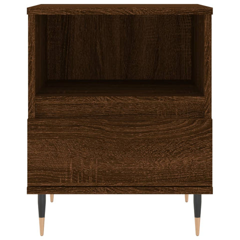 vidaXL Bedside Cabinets 2 pcs Brown Oak 40x35x50 cm Engineered Wood