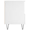 vidaXL Bedside Cabinet White 40x35x50 cm Engineered Wood
