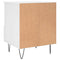 vidaXL Bedside Cabinet White 40x35x50 cm Engineered Wood