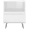 vidaXL Bedside Cabinets 2 pcs High Gloss White 40x35x50 cm Engineered Wood