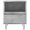 vidaXL Bedside Cabinet Concrete Grey 40x35x50 cm Engineered Wood