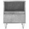 vidaXL Bedside Cabinets 2 pcs Concrete Grey 40x35x50 cm Engineered Wood