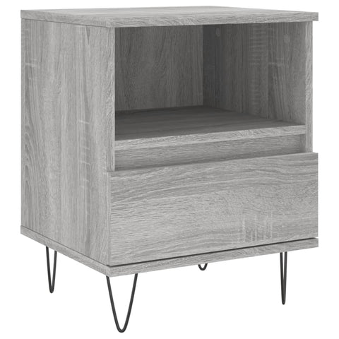 vidaXL Bedside Cabinets 2 pcs Grey Sonoma 40x35x50 cm Engineered Wood