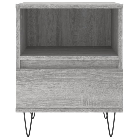 vidaXL Bedside Cabinets 2 pcs Grey Sonoma 40x35x50 cm Engineered Wood