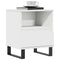 vidaXL Bedside Cabinet White 40x35x50 cm Engineered Wood