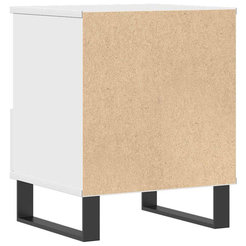 vidaXL Bedside Cabinets 2 pcs White 40x35x50 cm Engineered Wood