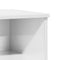 vidaXL Bedside Cabinet High Gloss White 40x35x50 cm Engineered Wood