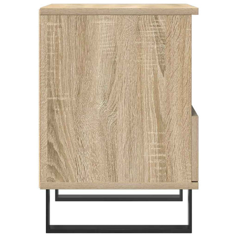vidaXL Bedside Cabinet Sonoma Oak 40x35x50 cm Engineered Wood