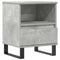 vidaXL Bedside Cabinet Concrete Grey 40x35x50 cm Engineered Wood