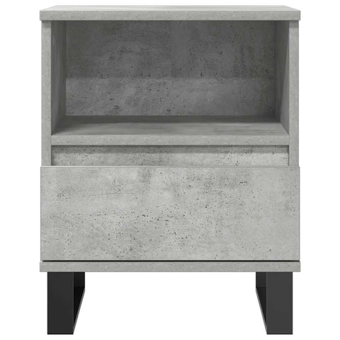 vidaXL Bedside Cabinet Concrete Grey 40x35x50 cm Engineered Wood
