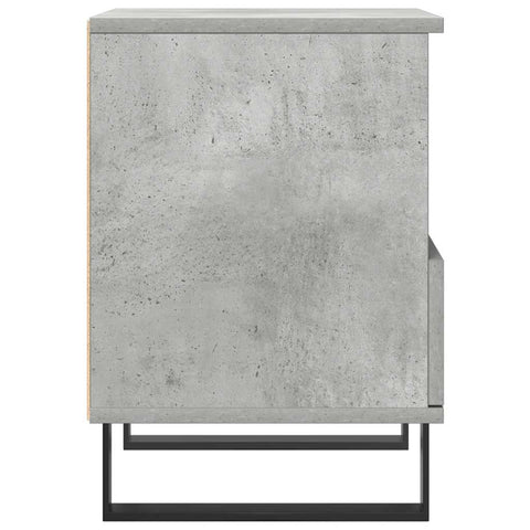 vidaXL Bedside Cabinet Concrete Grey 40x35x50 cm Engineered Wood