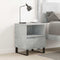 vidaXL Bedside Cabinet Concrete Grey 40x35x50 cm Engineered Wood