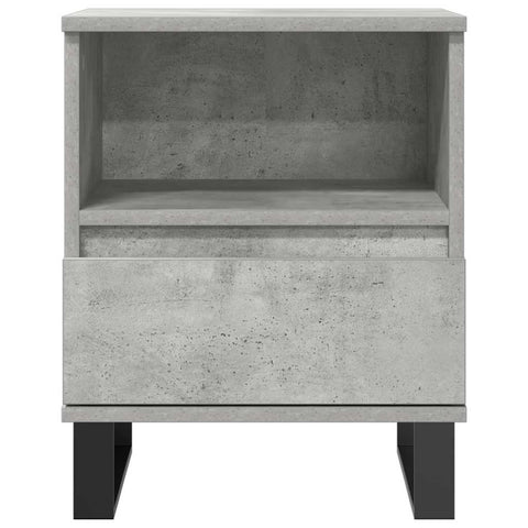 vidaXL Bedside Cabinets 2 pcs Concrete Grey 40x35x50 cm Engineered Wood